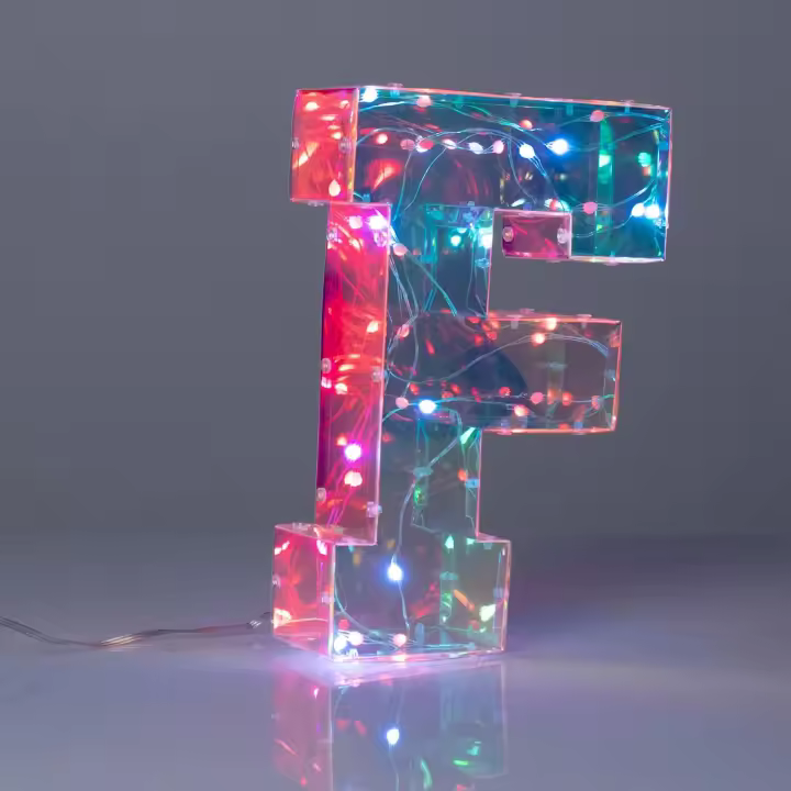 LETTER-F LED BRILLANTE- - 1