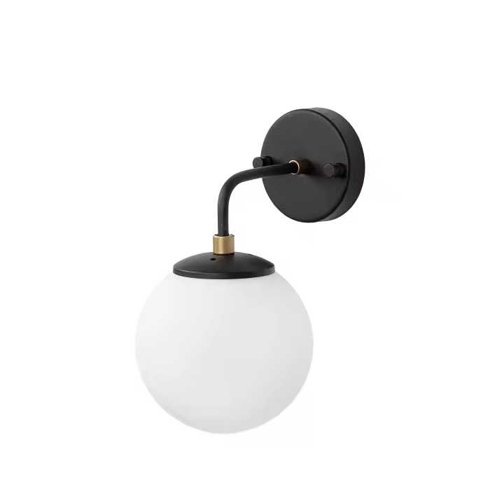 Aplique de pared WELLHOME, Estructura de metal Color Negro - 1
