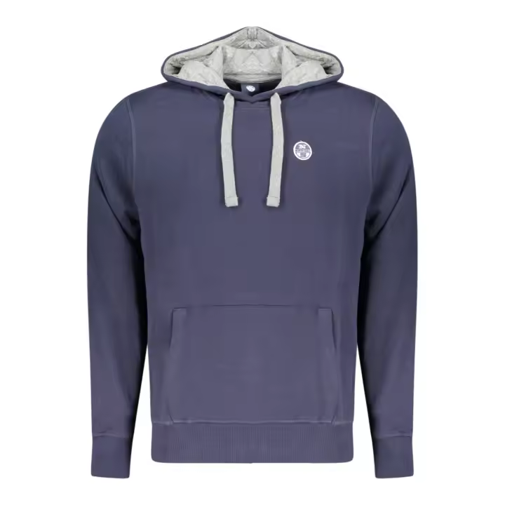 Sudadera con Capucha Hombre North Sails | Azul Marino Vintage Logo Pecho - 1