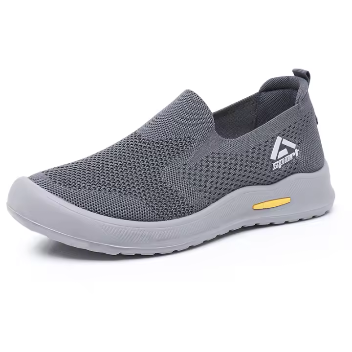 Zapatos Casuales Para Hombre Verano 2025 Comodidad Ancha Ligeros Fáciles De Poner Señal De Calor Transpirables Antideslizantes Versátiles Para Caminar - 1