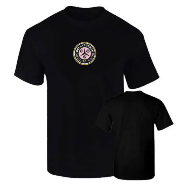 Camiseta Premium Dellafuente Musica Trap España Calidad 190grs blanca o negra 100% algodon Unisex - 1