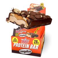 Big PROTEIN BAR CONGUITOS sabor dark original 60gx15 26% de proteina - details 1