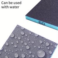 6pcs Esponja De Arena De Gritos Reutilizable Y Lavable Bloques De Arena Para Metal Y Madera Herramienta Abrosiva Para Pulido - details 2