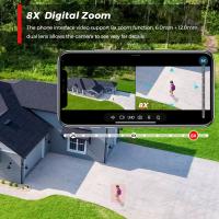 Cámara PTZ BESDER 12MP 6K Wifi Con Lente Dual 8X Zoom Digital Detección AI Humana Exterior 8MP CCTV IP Cámara De Seguridad iCSee - details 4