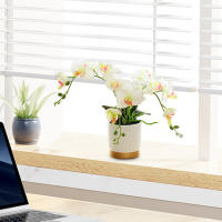 Arreglo De Flores Artificiales En Maceta Orquídea Falsa Phalaenopsis Para Cocina Año Nuevo Dormitorio Regalo De Casa Sala De Estar - details 2