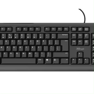 TECLADO TRUST PRIMO USB NEGRO - 1