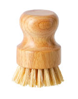 Cepillo De Limpieza Ecológico Para Sartén De Hierro Fundido Con Cerdas De Sisal Y Bambú Mini Cepillo De Mano Para Lavado De Ollas Y Sartenes - details 5