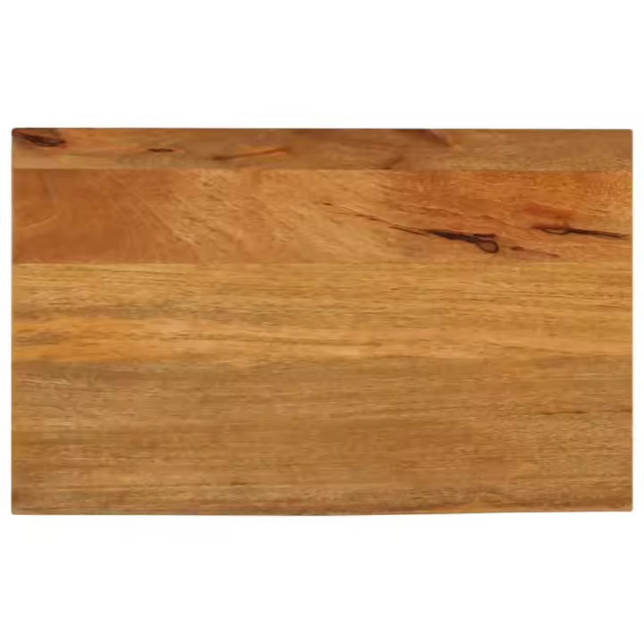 vidaXL Tablero de mesa borde natural madera maciza mango 40x30x2,5 cm - 1