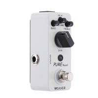 Pedal De Efecto Pure Boost Micro Mini Para Guitarra Eléctrica Mooer True Bypass Color Negro - details 0