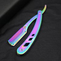 Afeitadora Manual Para Hombres Barbero Cuchillo De Lámina Reemplazable Cuidado De Barba Regalo Para Hombres Metal No Electrónica - details 10