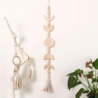 Guirnalda Bohemia De Madera Con Estrella Y Fase De Luna Colgante Para Pared Decoración Hogar Con Borla Regalo De Fiesta De Acogida - details 4