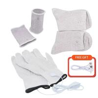 Guantes Y Calcetines De Terapia Con Fibra De Plata Conductora TENS/EMS Unidad De Electroterapia Para Fisioterapia Physical - details 0