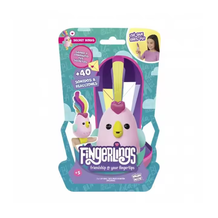 FINGERLINGS SECRET BIRDS COLORES SURTIDOS DE BIZAK - 1