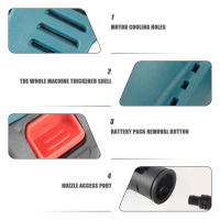 30000mAh brushless High Pressure Car Wash Washer Gun 200Bar Adjustable nozzle Electric Water Gun Spray Cleaning Auto Device - details 5
