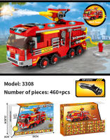 Bloques De Construcción ToylinX Estación De Bomberos Para Niños Camión Y Helicóptero De Incendio Juguetes Educativos Para Niños - details 0