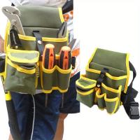 Bolsa De Almacenamiento Multifuncional Para Herramientas Electricista Con Cinturón Bolsa De Pecho Para Taladro Organizador De Herramientas Con Llave De Fijación - details 1