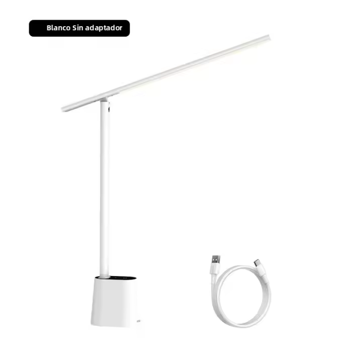 Lámpara De Escritorio LED Baseus Protección Ocular Iluminación Dimable Oficina Plegable Luz De Mesa Inteligente Adaptativa Brillo Cama Lámpara De Lectura - 1