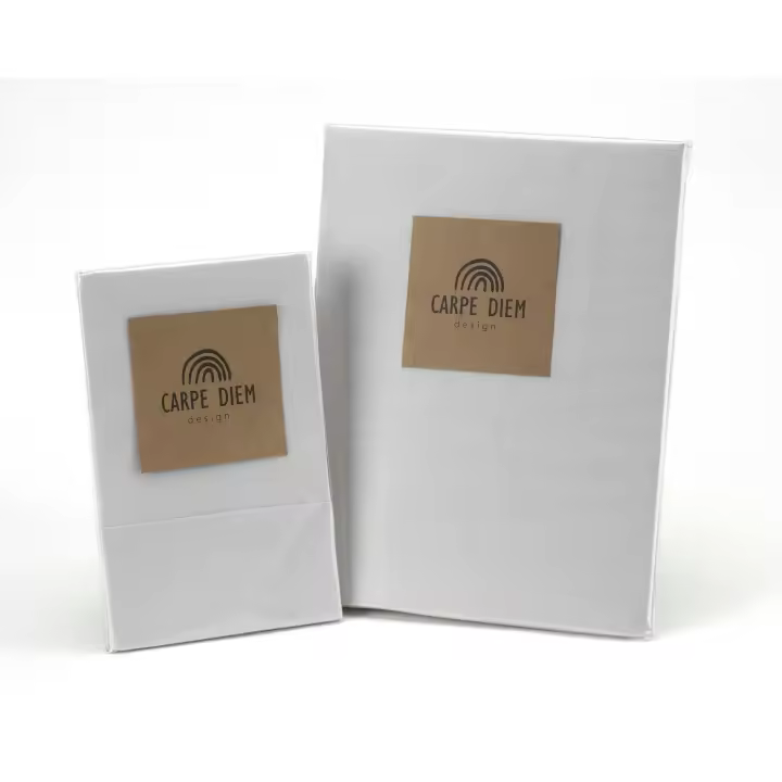 Carpe Diem - PACK 2 Funda de Almohada Decorativa o Unidad. Algodón de Alta Calidad 144 hilos. Almohada 70, 75, 90, 105, 135, 150. Suave. Rosa, Gris, Lino, Blanco... - 1