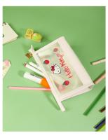 Bolsa De Maquillaje Impermeable Hello Kitty Para Mujer Organizador Coreano Estilo Solid Color Bolsa De Toallas Y Desechos - details 10
