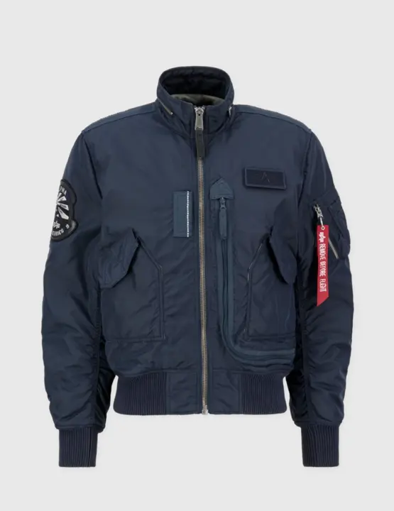 ALPHA INDUSTRIES Cazadora Bomber Alpha Industries Azul Oscuro | Diseño Americano - 1
