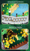 Bloques De Construcción Zoo DIY 4800+ Piezas Mini Bricks Modelo De Parque Desértico Juguete Interactivo Para Padres Y Niños Para Adultos Y Niños - details 5