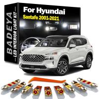 BADEYA Kit De Luz De Visera Solar LED Para Hyundai Santa Fe MK1 MK2 MK3 MK4 SM CM DM TM 2001-2021 Accesorios De Coche Interior - details 0