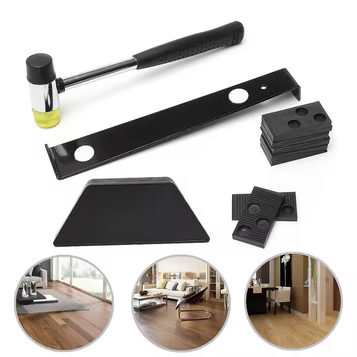 Kit De Instalación De Piso En Lamina De Madera ALLSOME Con 20pcs De Espaciadores Set De Herramientas Para Piso HT2018 - 1