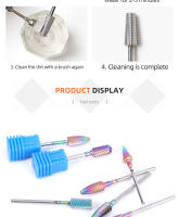 Cabeza De Pulido De Acero Tungsteno Para Quitar Cutículas Y Pretratamiento De Uñas Conjunto De Brocas Para Taladro - details 15