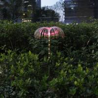 Luz De Jardín Solar De Medusa Colorida Y Gradiente Cadena De Luz Simulación De Fuegos Artificiales Para Paisaje Exterior - details 14