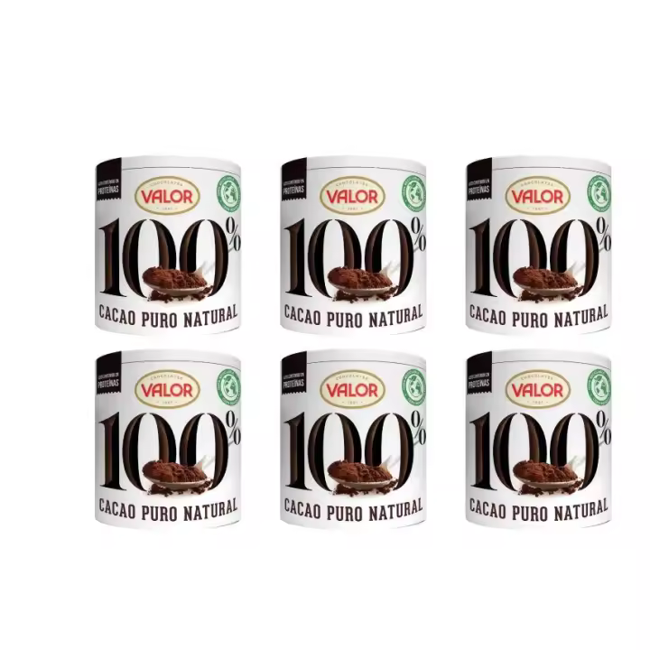 PACK 6ud x 250g de Cacao Puro Valor Natural 100% - 1