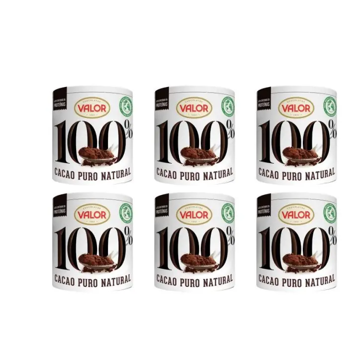 PACK 6ud x 250g de Cacao Puro Valor Natural 100% - 1