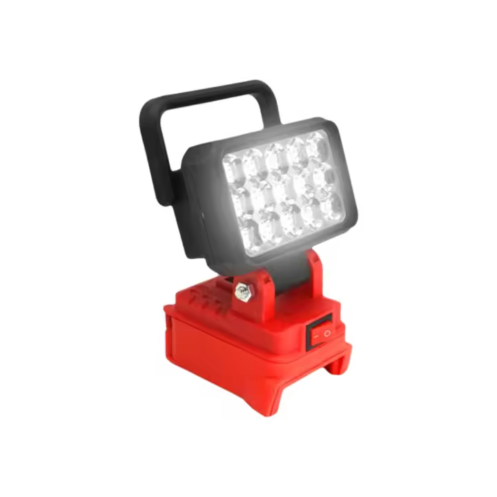 Luz Portátil LED Compatible Con Batería Milwaukee M18 Sin Cable Para Exterior Trabajo Pesca Emergencia Herramienta Mano - 1
