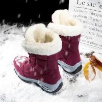 Botas De Invierno Para Mujer Con Plataforma Y Forro De Peluche Botas Altas Impermeables Cómodas Y Cálidas Para Outdoor - details 2