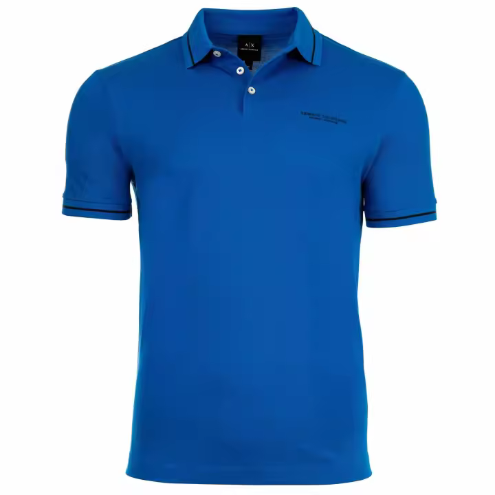 A|X ARMANI EXCHANGE polo hombre - Camiseta, unicolor, algodón - 1