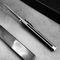 Cuchillo Táctico Ligero De Marcado M390 Plegable Para Caza Y Camping Herramienta EDC De Defensa Con Mango De Nylon Negro 3.14 Pulgadas De Hoja - details 5
