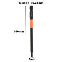 Juego De Brocas De Destornillador Allen Cabeza Hexagonal 1/4 Pulgada Con Cambio Rápido Y Imán H2.0 H2.5 H3.0 H4.0 H5.0 H6.0 Para Herramientas De Diapositiva - details 8