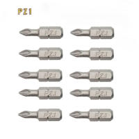 Juego De 10 Piezas De Brocas Eléctricas Hex Shank PH PZ De Acero De Aleación Para Destornilladores 25mm Tamaños PH1 PZ1 PH2 PZ2 PH3 PZ3 - details 8