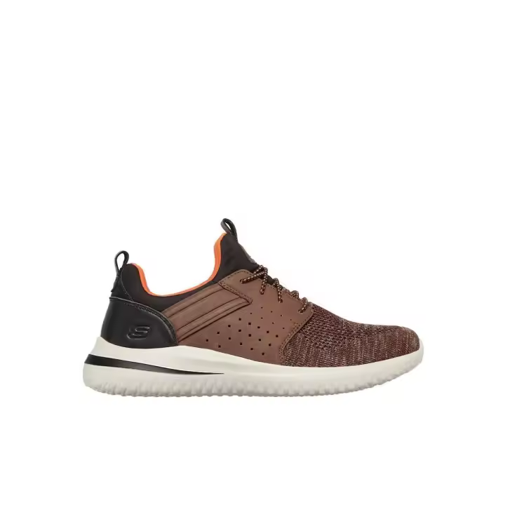 SKECHERS 210238_CHOC Zapatillas deportivas de hombre marrones en textil 79602 - 1