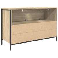 vidaXL Mueble de baño con lavabo y cajones roble Sonoma 90x34,5x60 cm - details 4