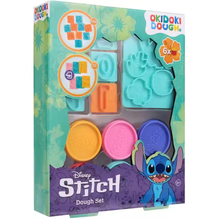 Set Manualidades Plastilina y Moldes Stitch - 1