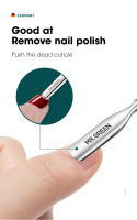 Herramienta De Manicura MR.GREEN Limpiador De Uñas Y Cutículas Pusher De Acero Inoxidable Doble Final Para Eliminar Suciedad Y Piel Muerta - details 4