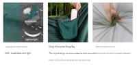 Hammock Doble Al Aire Libre Con Protección Contra Mosquitos Sombrilla Desplazable Silla De Arbol Para Camping Resistente Al Desbarrancamiento - details 3