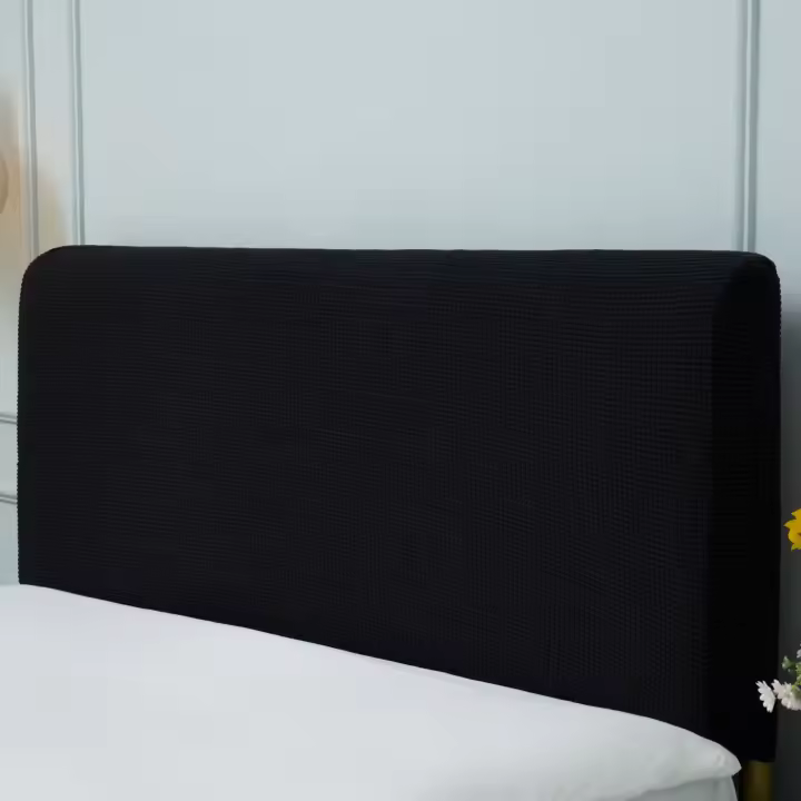Funda para cabecera, Funda para cabeceros de Cama, Diseño elástico de protección integral para la decoración del dormitorio, Protector cabecera Ajustable para Cama Individual Envuelto 360°, Elástica, 100% poliéster, Varios colores y 4 medidas diferentes. - 1