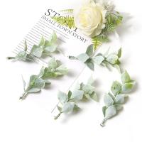 10Pcs Decoraciones De Hojas Artificiales Para Bodas Fiestas Hogar DIY Embalaje De Caja De Dulces Guirnalda Navidad Floristería - details 13