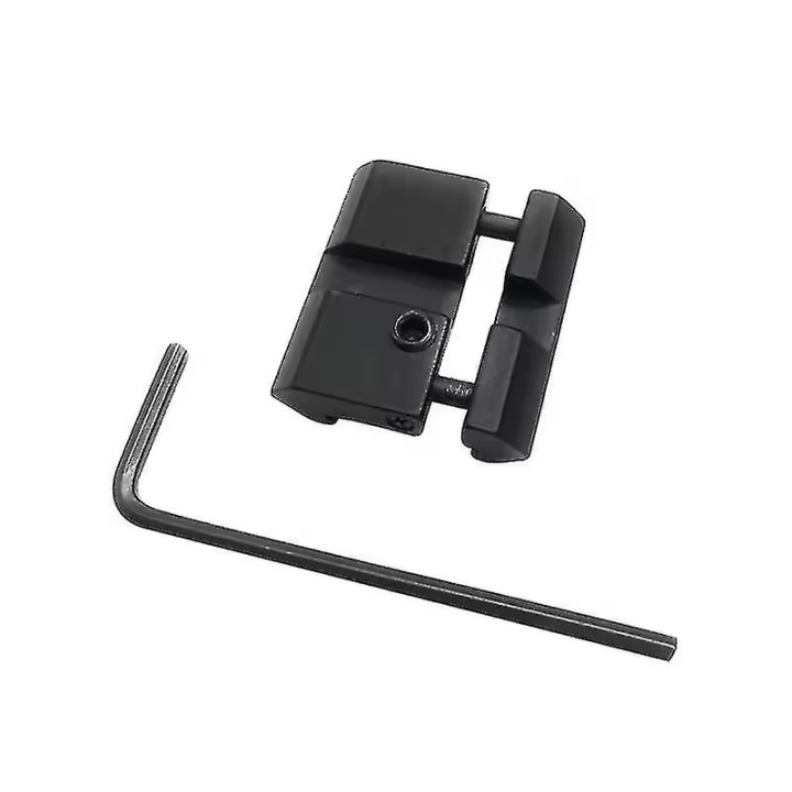 Pequeño clip adaptador táctico 11mm a 20mm soporte conversión hebilla adaptador bloque - 1