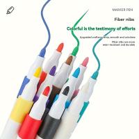 Rotuladores De Pintura Acrílica Secado Rápido Para Arte Dibujo En Lienzo Madera Vidrio Diseño Ergonómico Para Adultos Y Estudiantes Regalo Ideal - details 4