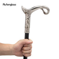 Bastón De Caminar Elegante Y Lujo Blanco Con Línea Curva Decorativo Para Caballeros Cosplay 93cm Punta De Goma Manija De Aleación De Aluminio - details 7