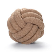 Cojín Redondo De Terciopelo Para Decoración Del Hogar Cojín Suave Para Sofá Y Silla De Repouso Con Nudo Diseño De Decoración Para Sala De Estar - details 7