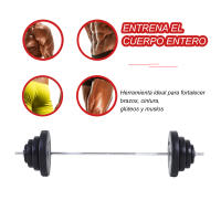 HOMCOM Barra de Pesas 70 kg con Mancuernas Set de Pesas Ajustables con 8 Discos 1,5kg 5kg 10kg 15kg y 1 Barra para Entrenamiento de Fuerza en Hogar Gimnasio Oficina 170x40,5x40,5 cm Negro - details 5
