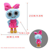 Muñeco De Peluche Dandy's World Kawaii Suave Almohada De Peluche Decoración De Habitación Juguete De Horror Juego Goob Pebble Tamaño 32CM Unisex - details 6